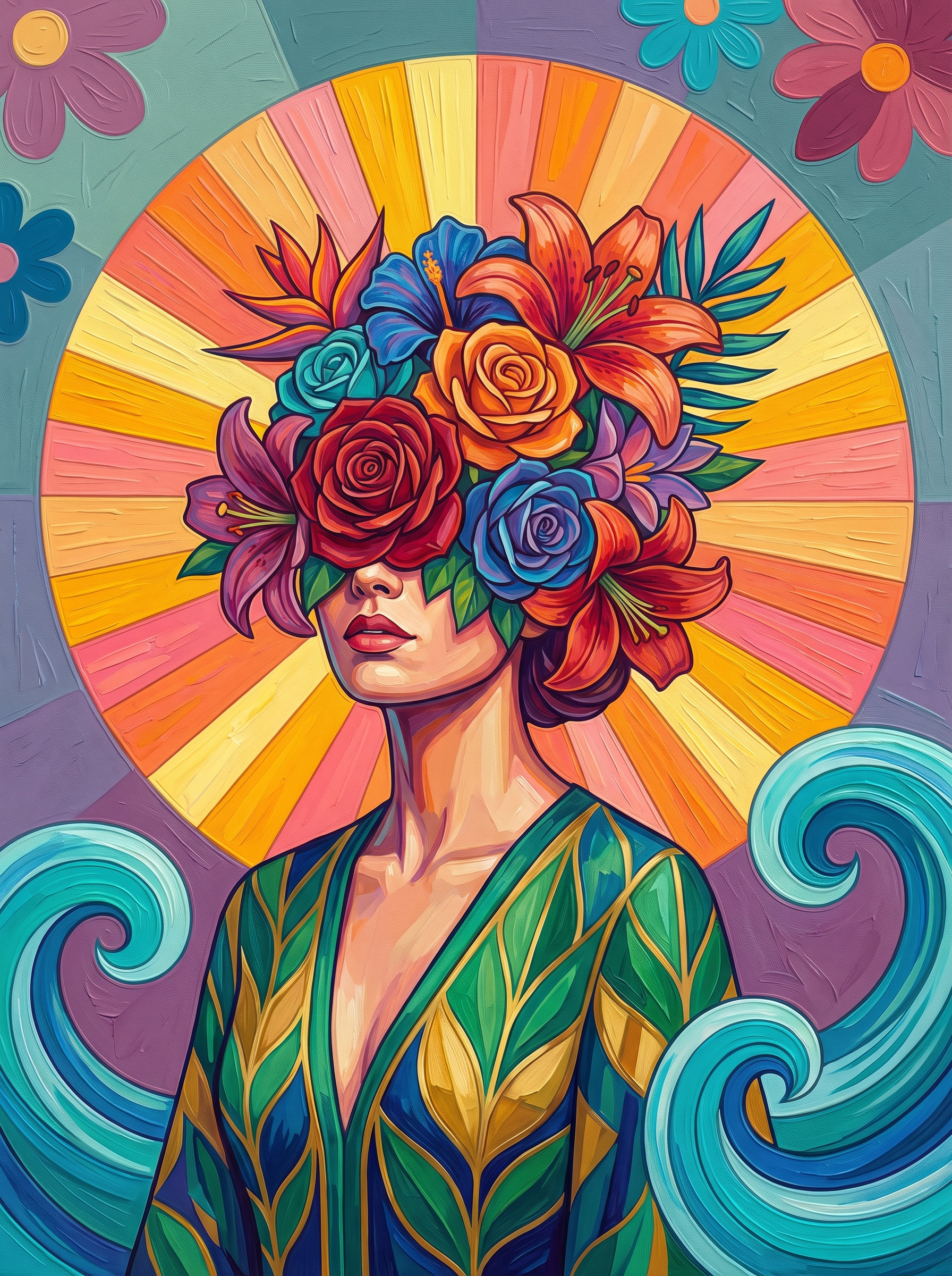 Rose Bouquet Head