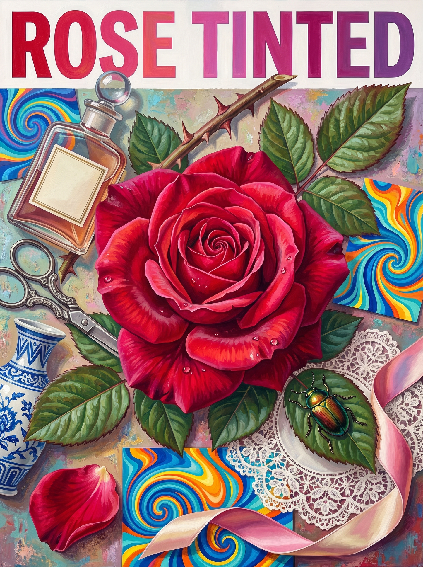 Rose Tinted Perfume Bottle