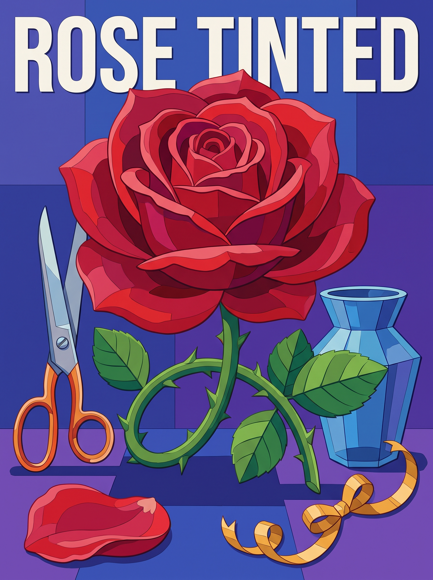 Rose Tinted Red Bloom