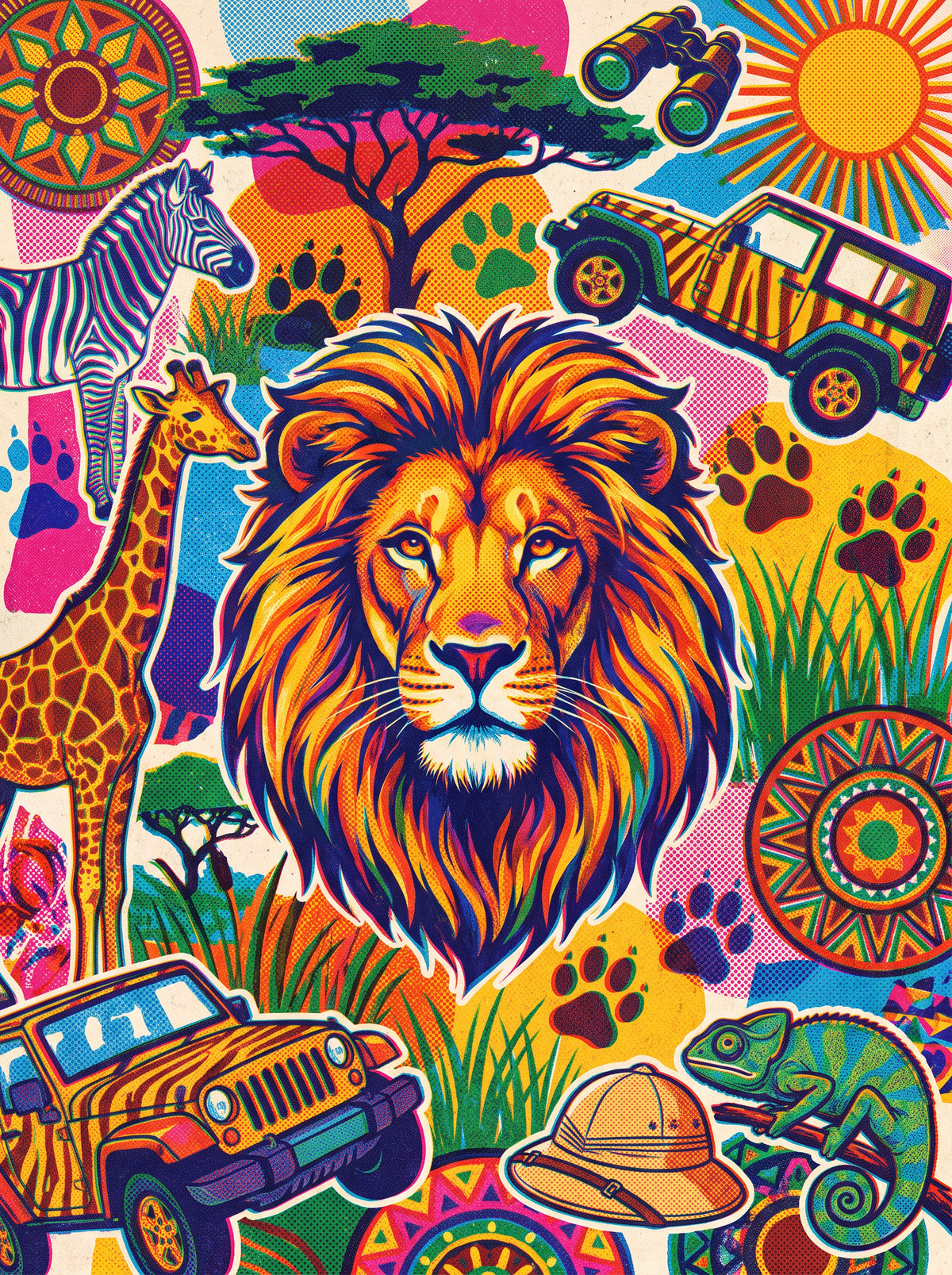 Safari Lion Pop Scatter