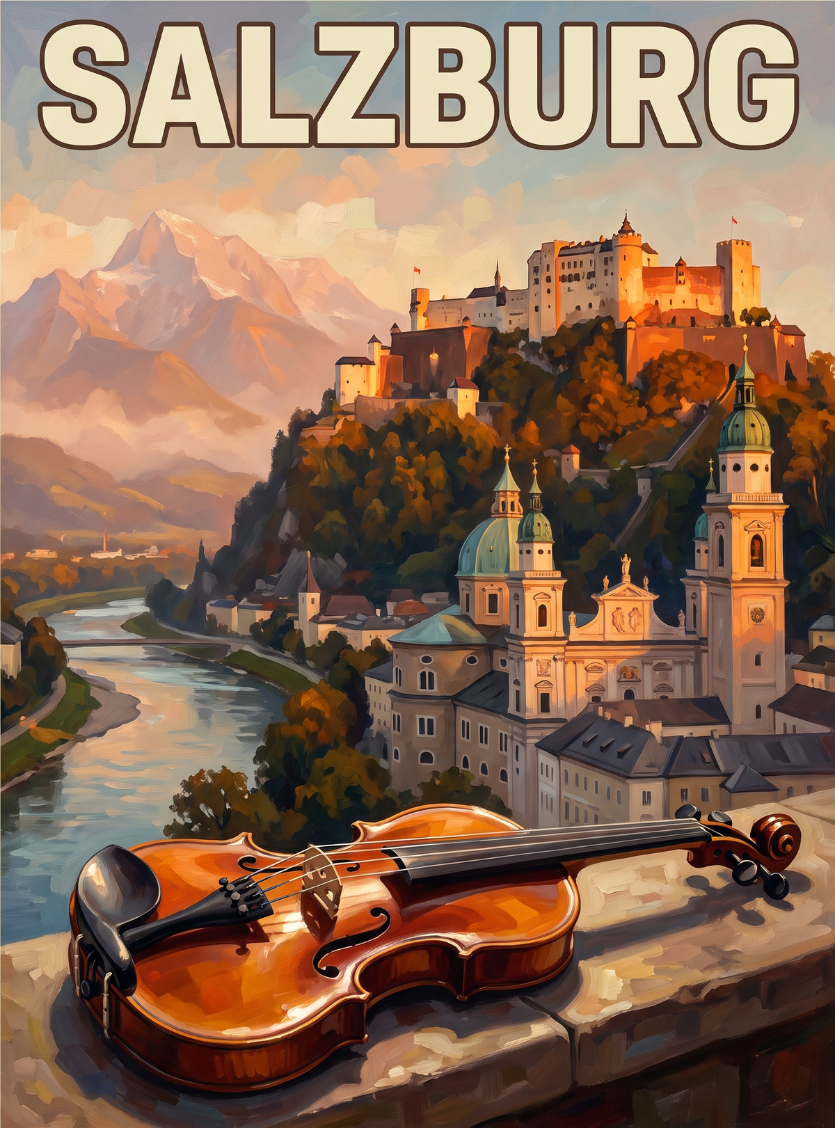 Salzburg Fortress Violin