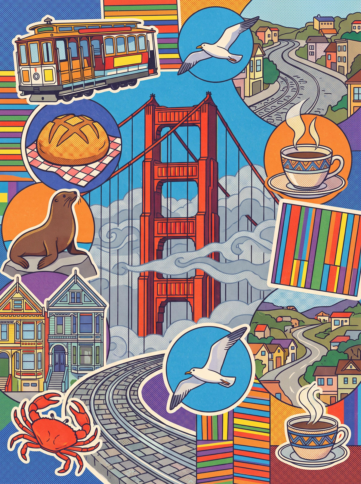 San Francisco Golden Gate Scatter