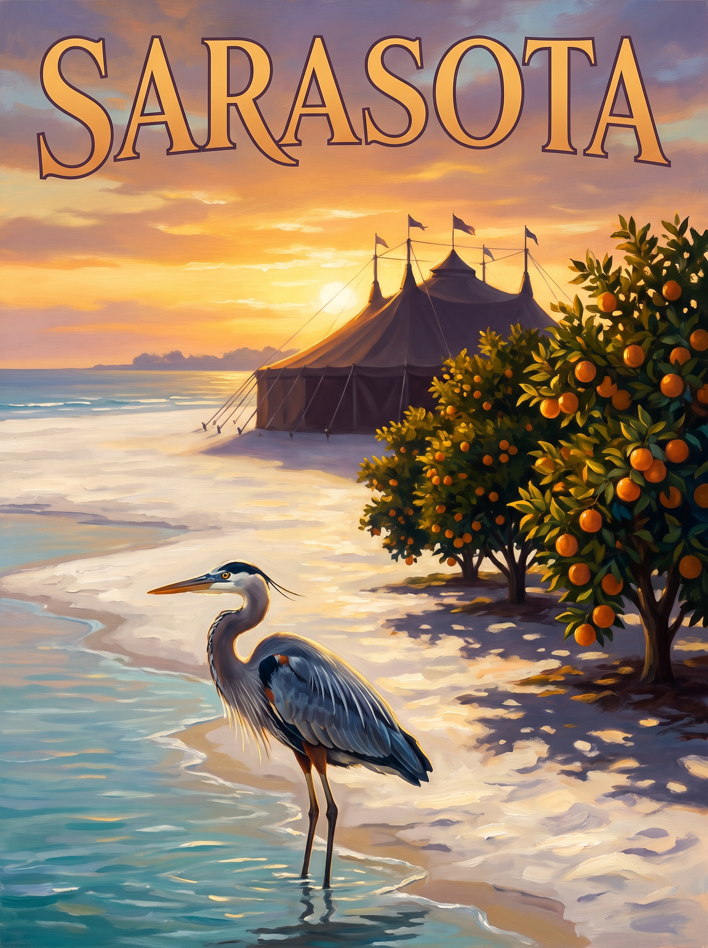 Sarasota Circus Tent Beach