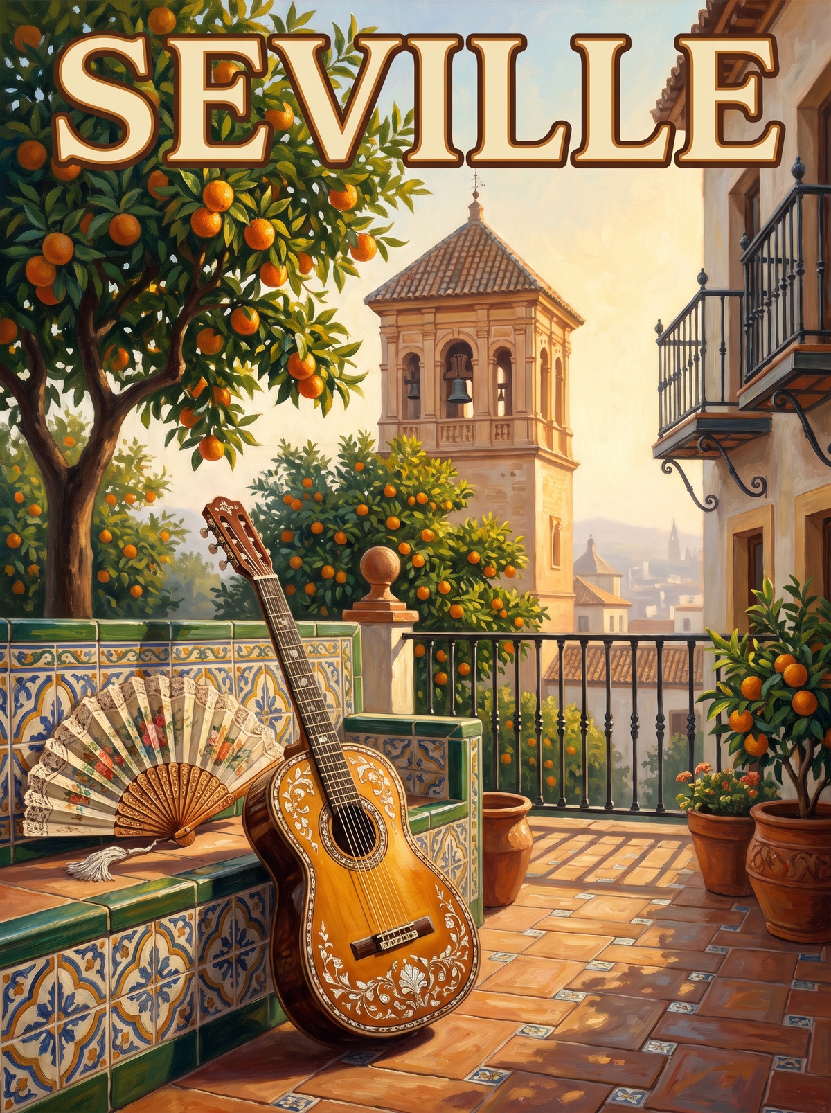 Seville Orange Courtyard
