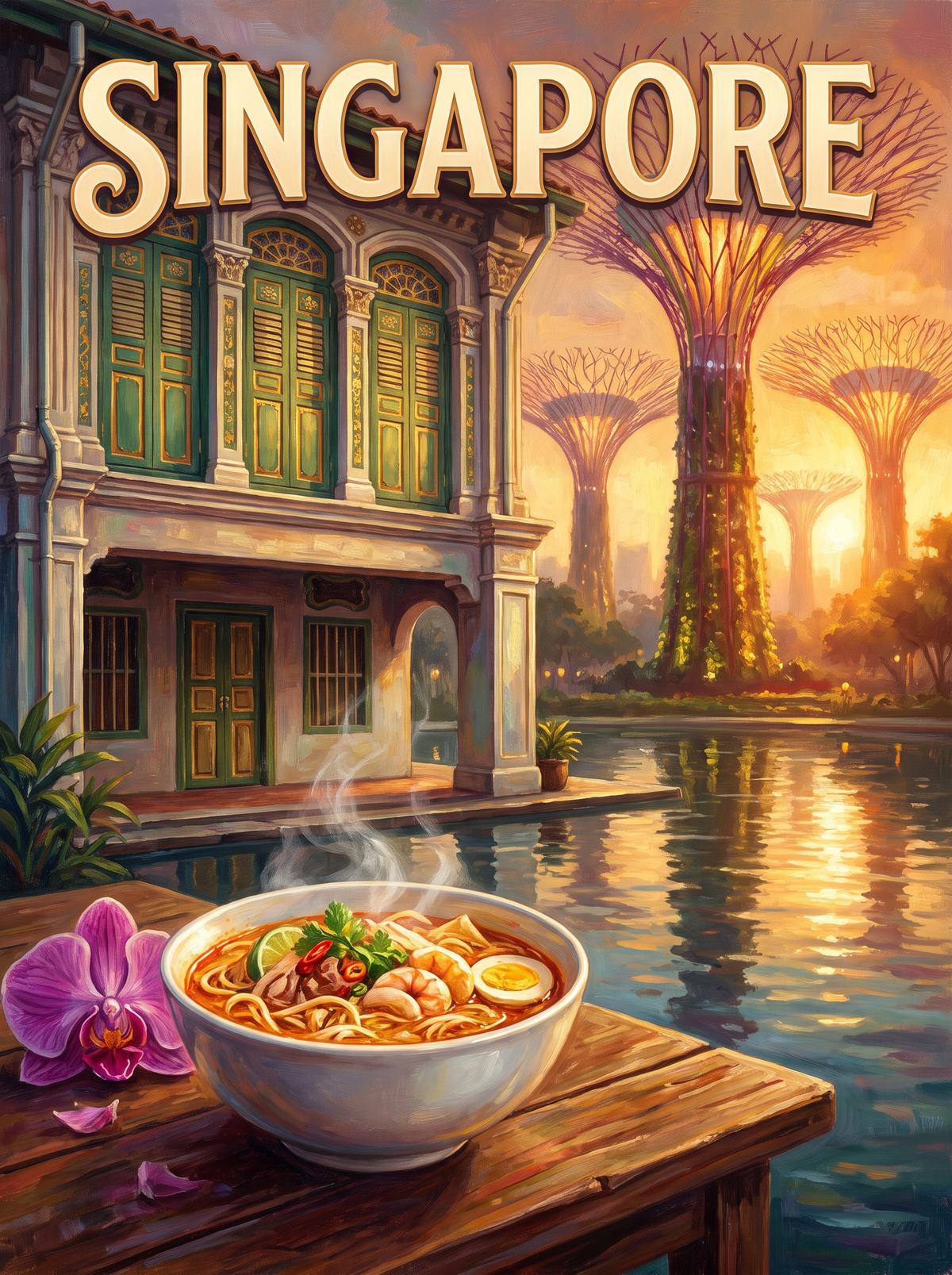 Singapore Supertree Laksa