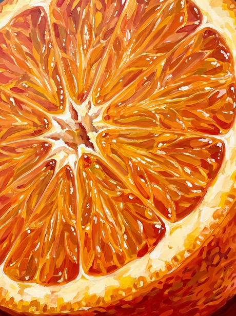 Sliced Blood Orange