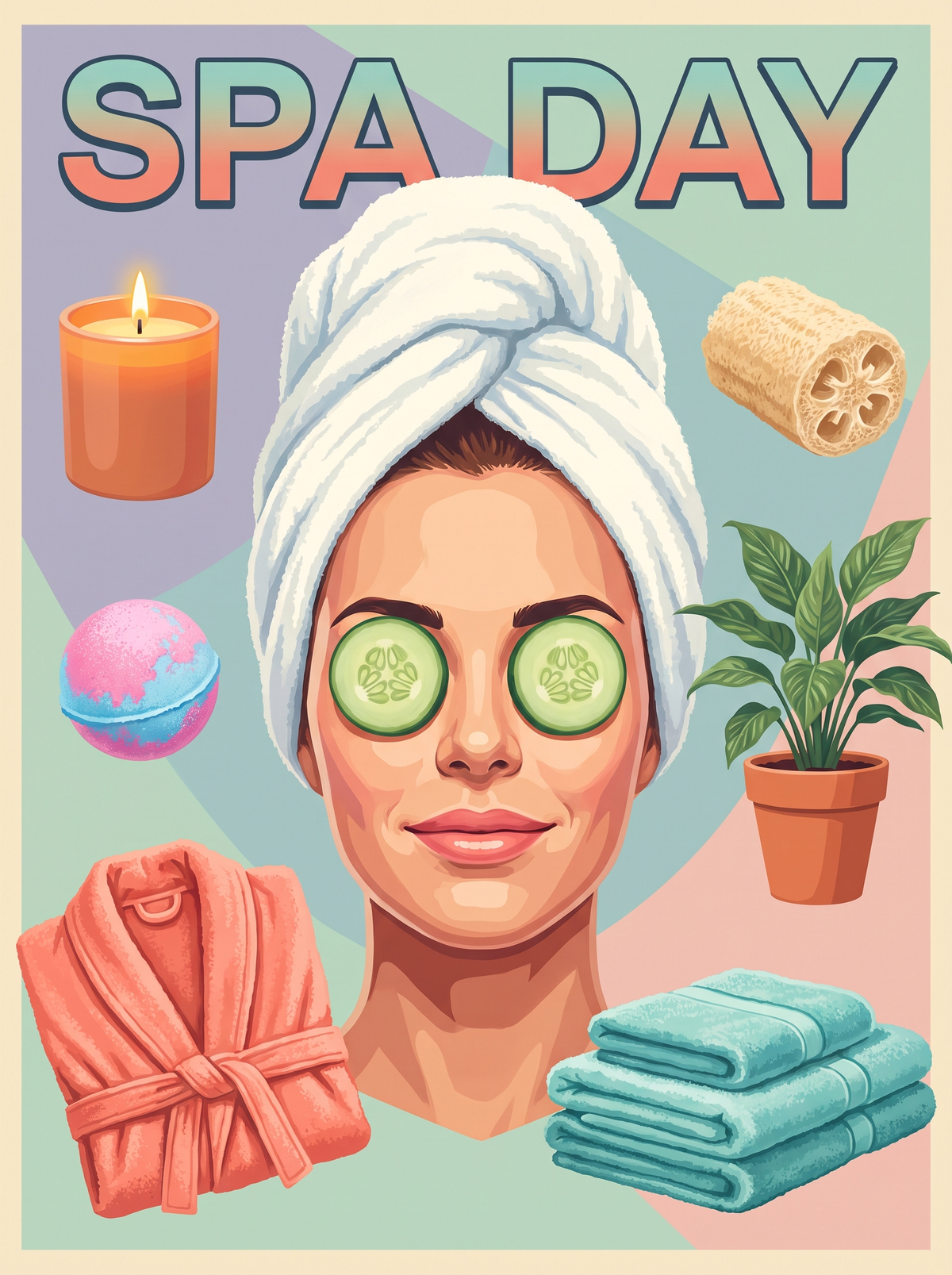 Spa Day Cucumber Mask