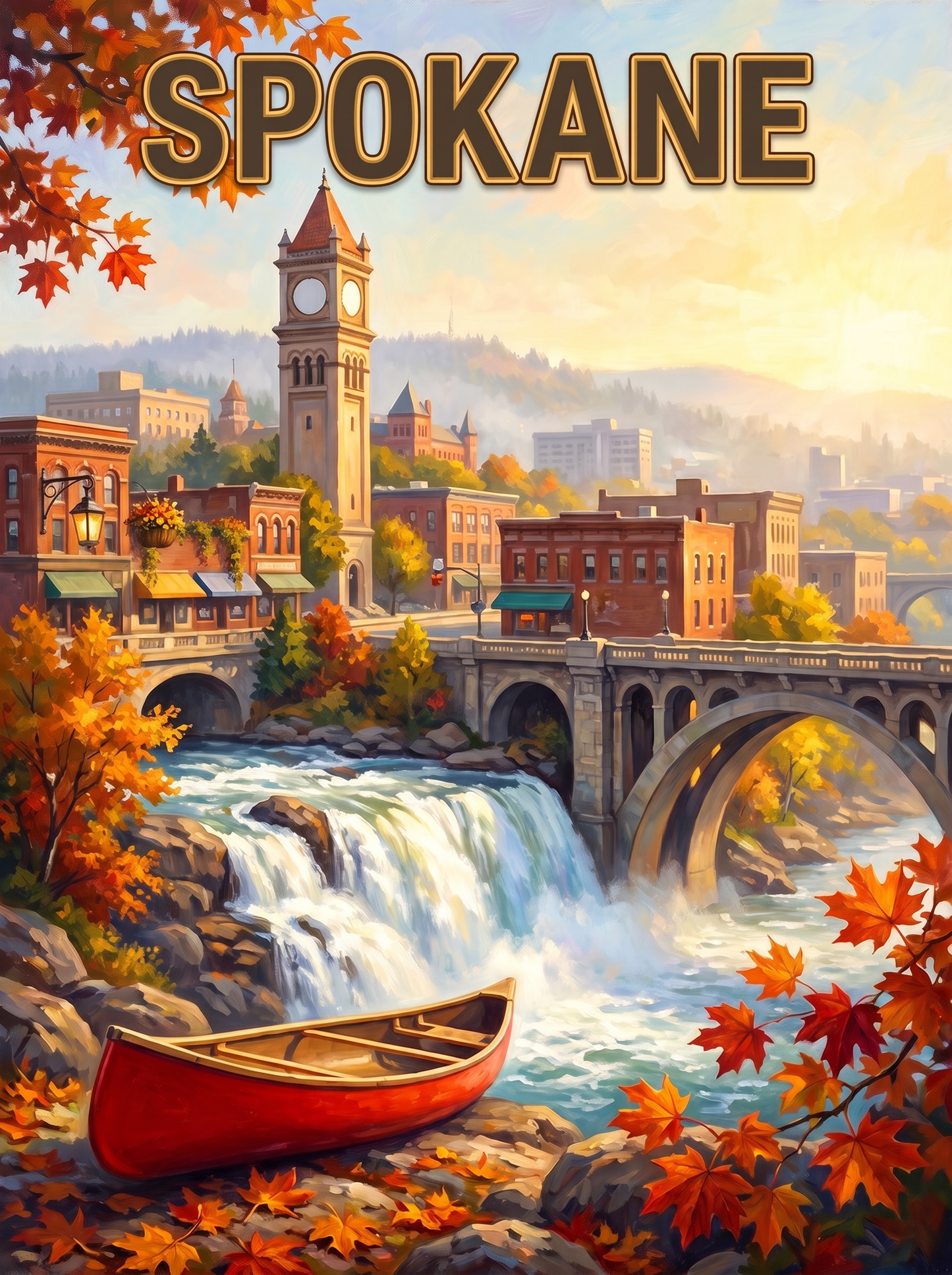 Spokane Falls Clock Tower