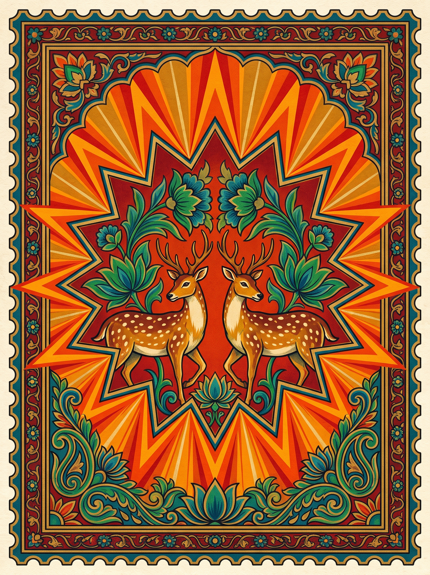 Spotted Deer Pair