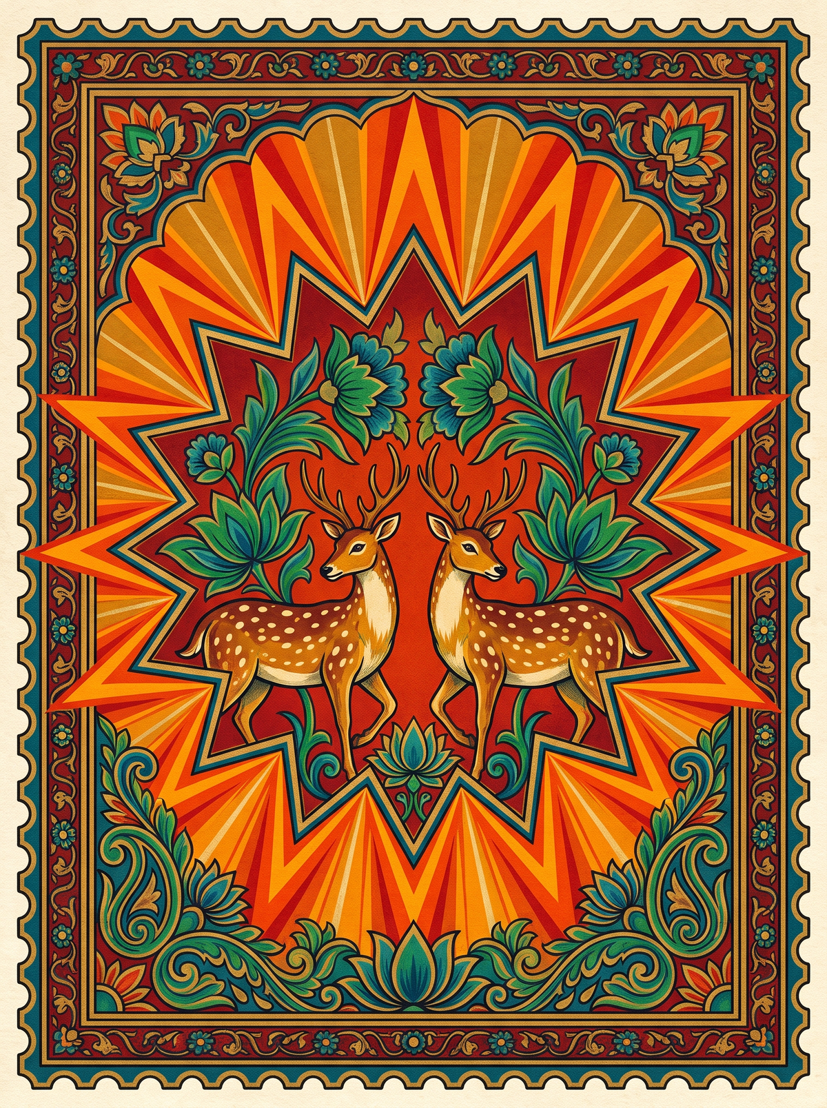 Spotted Deer Pair