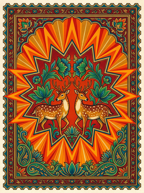 Spotted Deer Pair