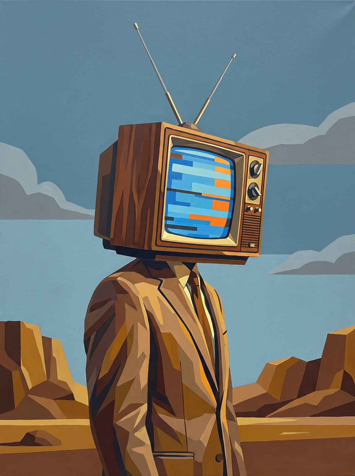 Static Television Head
