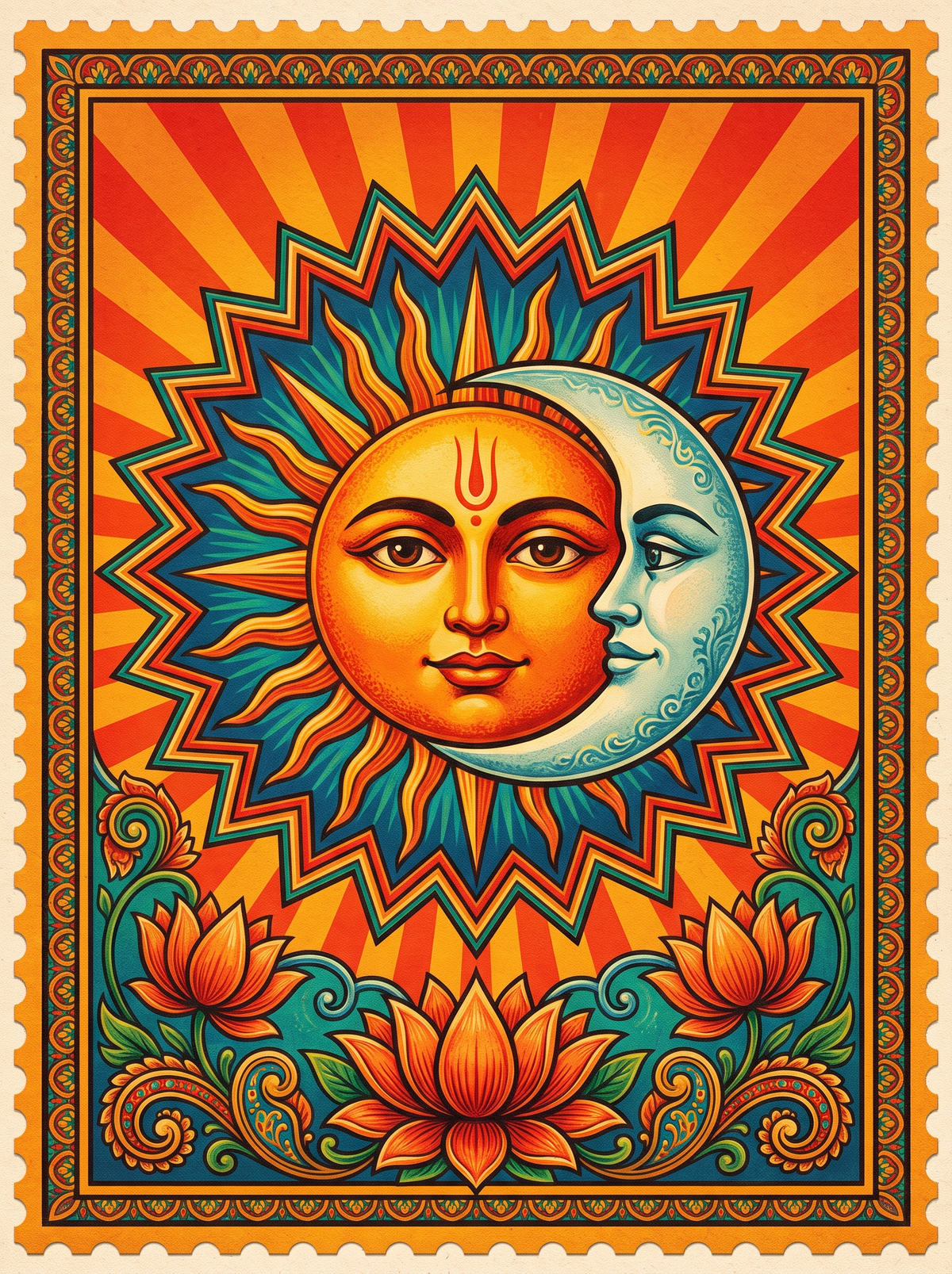 Sun And Moon Faces
