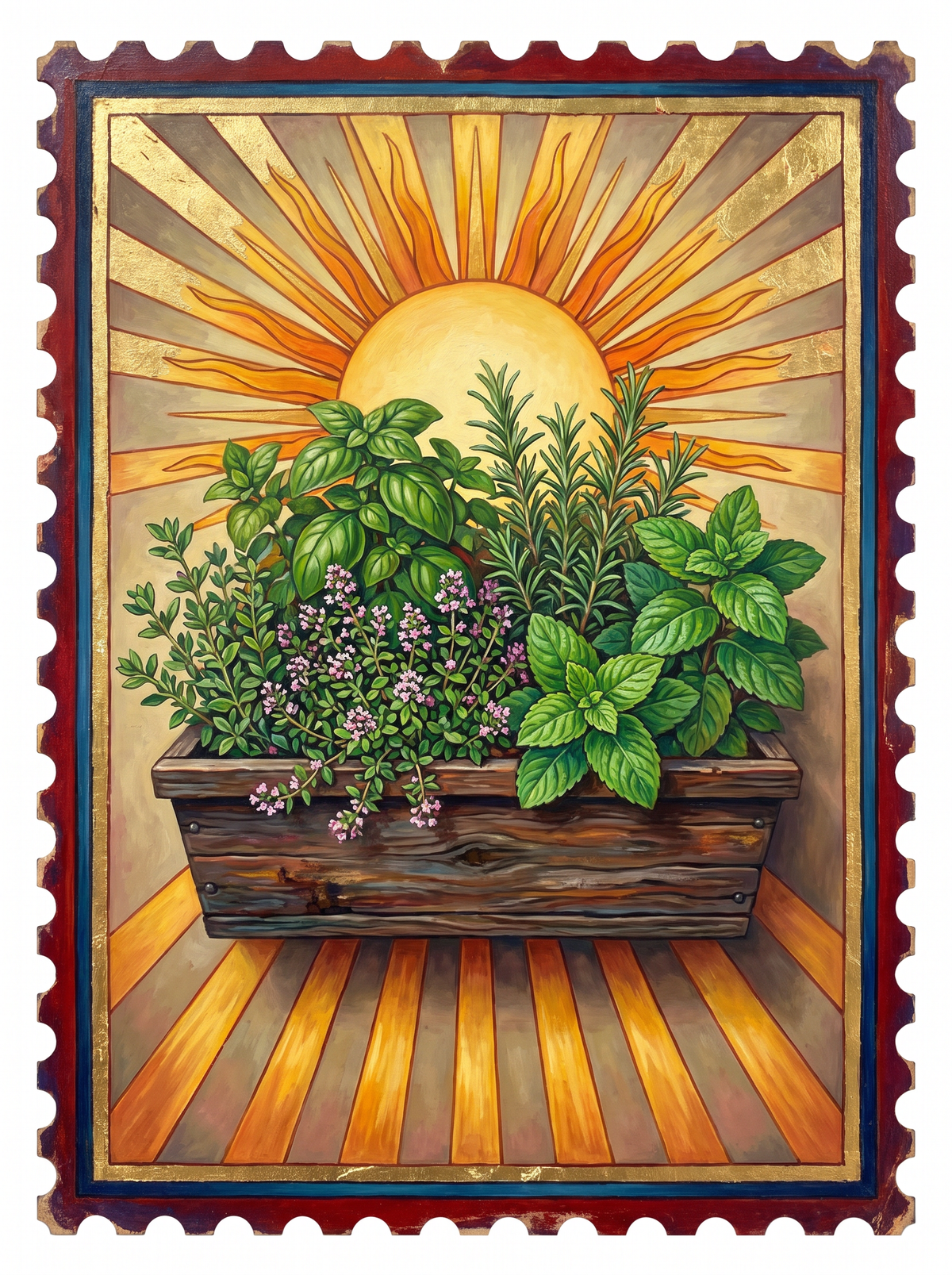 Sunrise Herb Trough