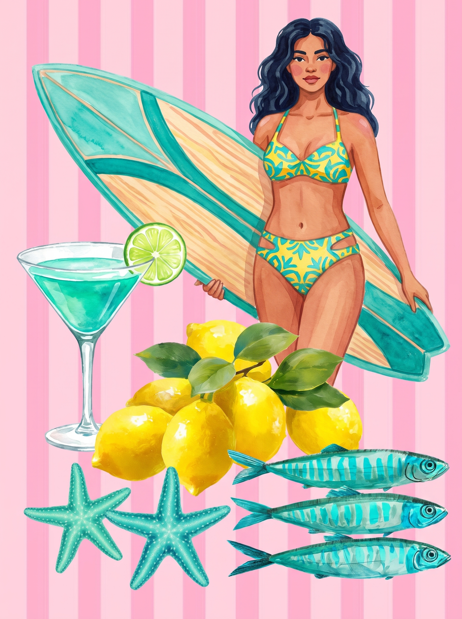 Surf Girl Lime Margarita