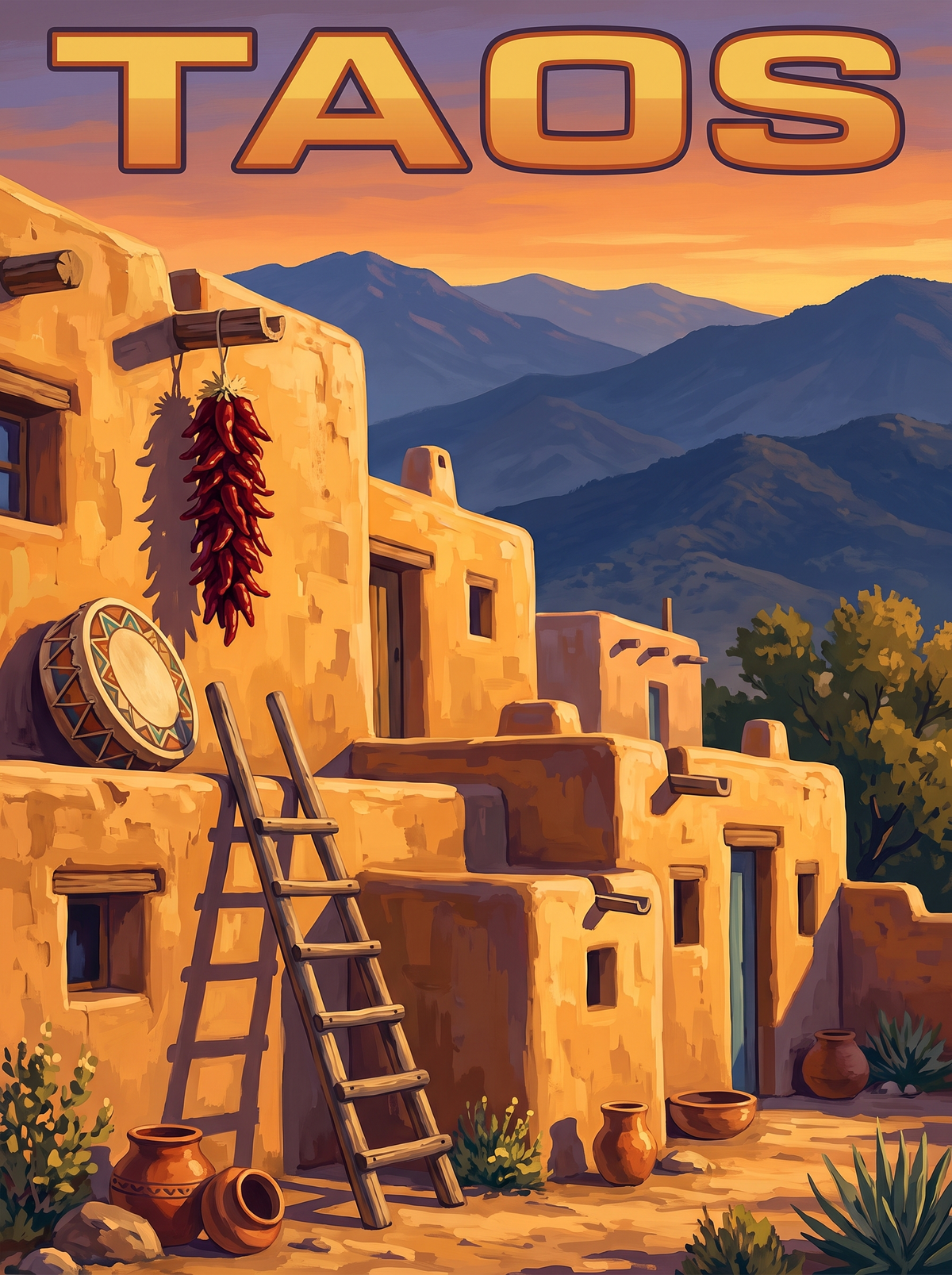 Taos Adobe Pueblo