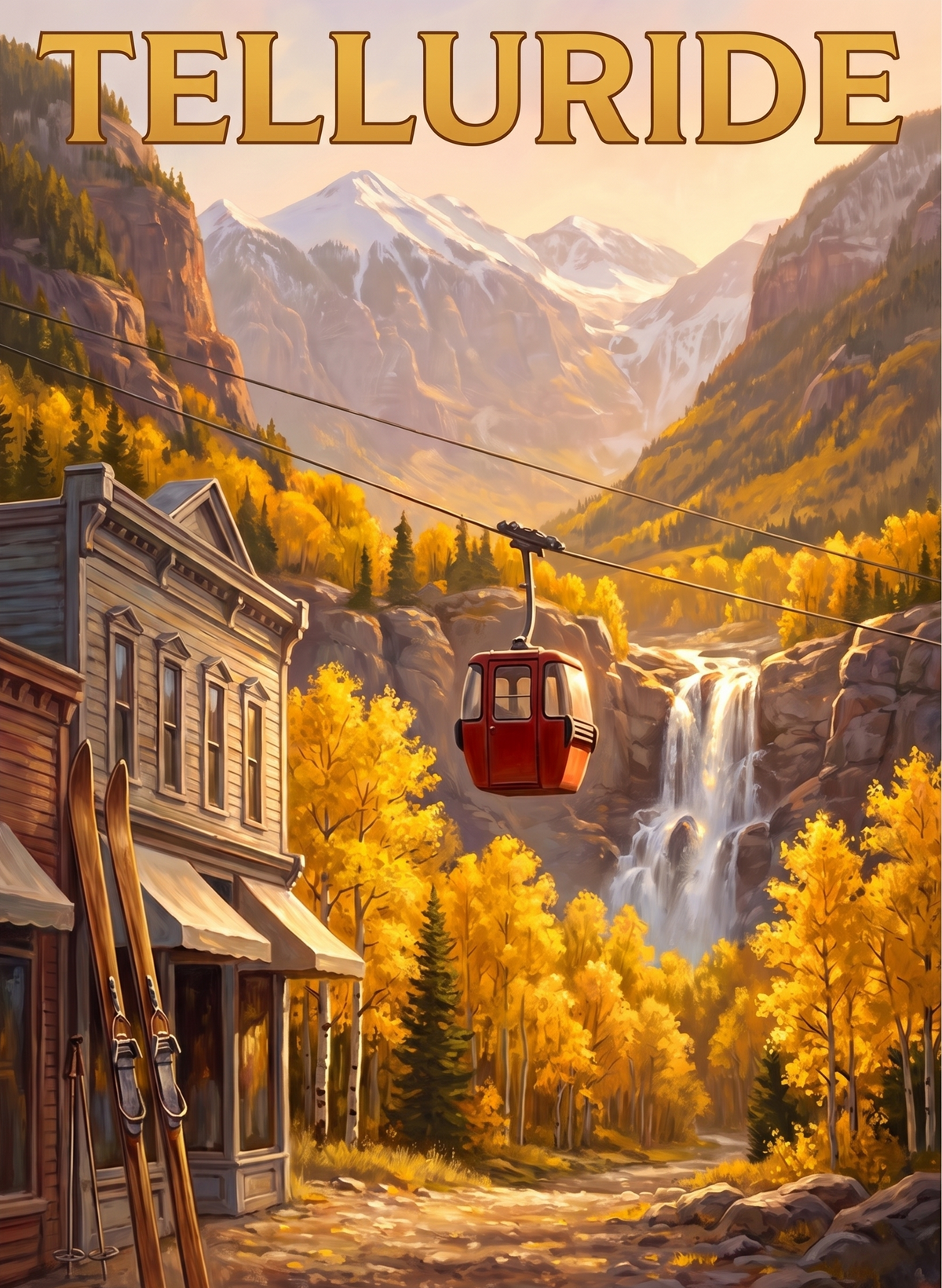 Telluride Gondola And Falls
