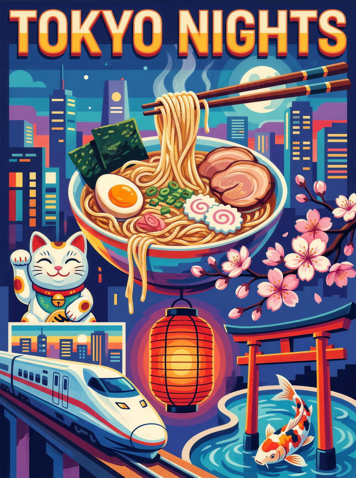 Tokyo Nights Ramen Bowl