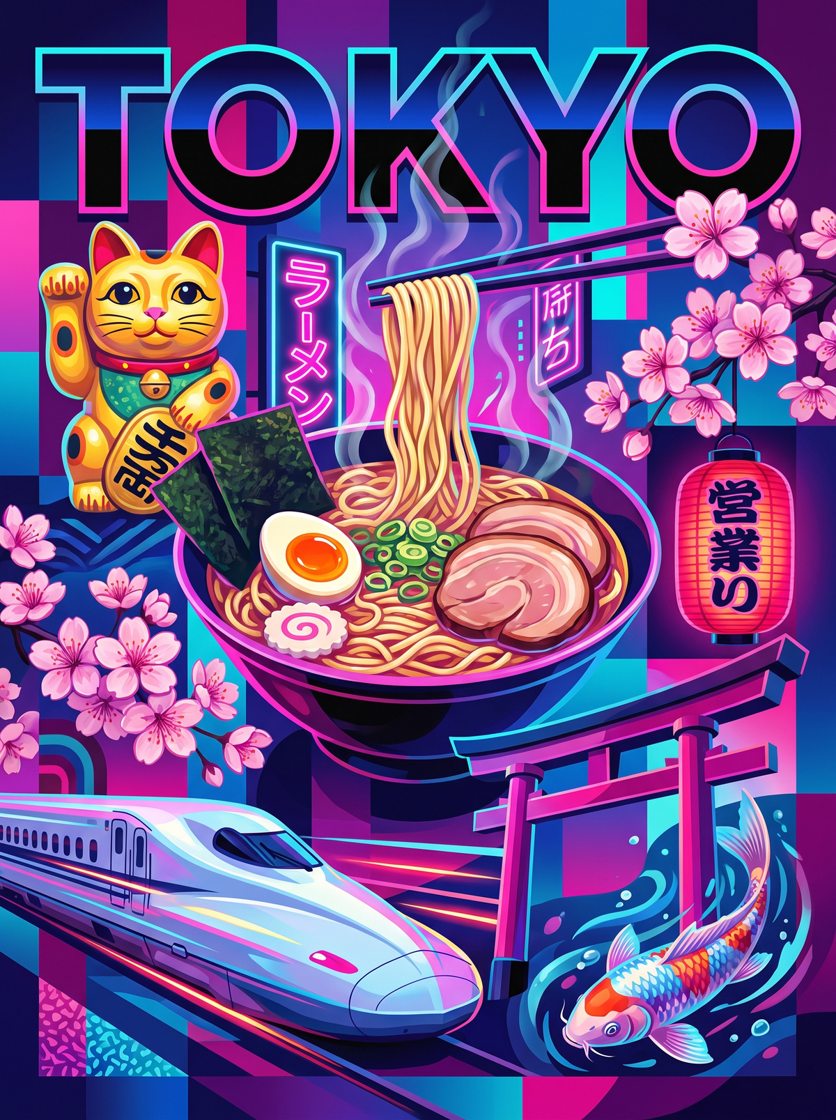 Tokyo Ramen Neon Nights