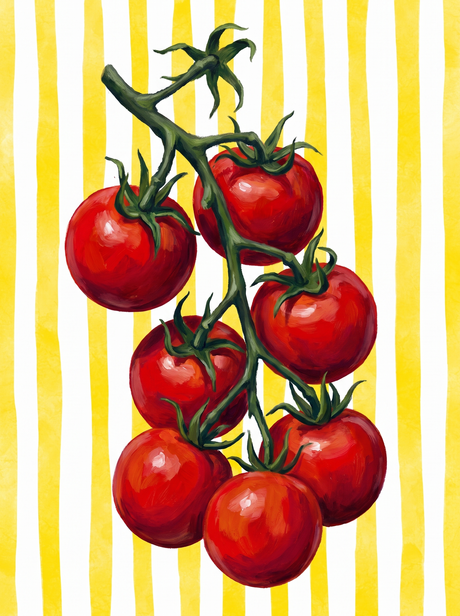 Tomato Vine Yellow Stripes