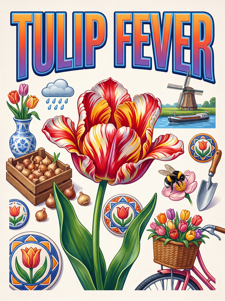 Tulip Fever Bulb Crate (150 Color Diamond Painting)