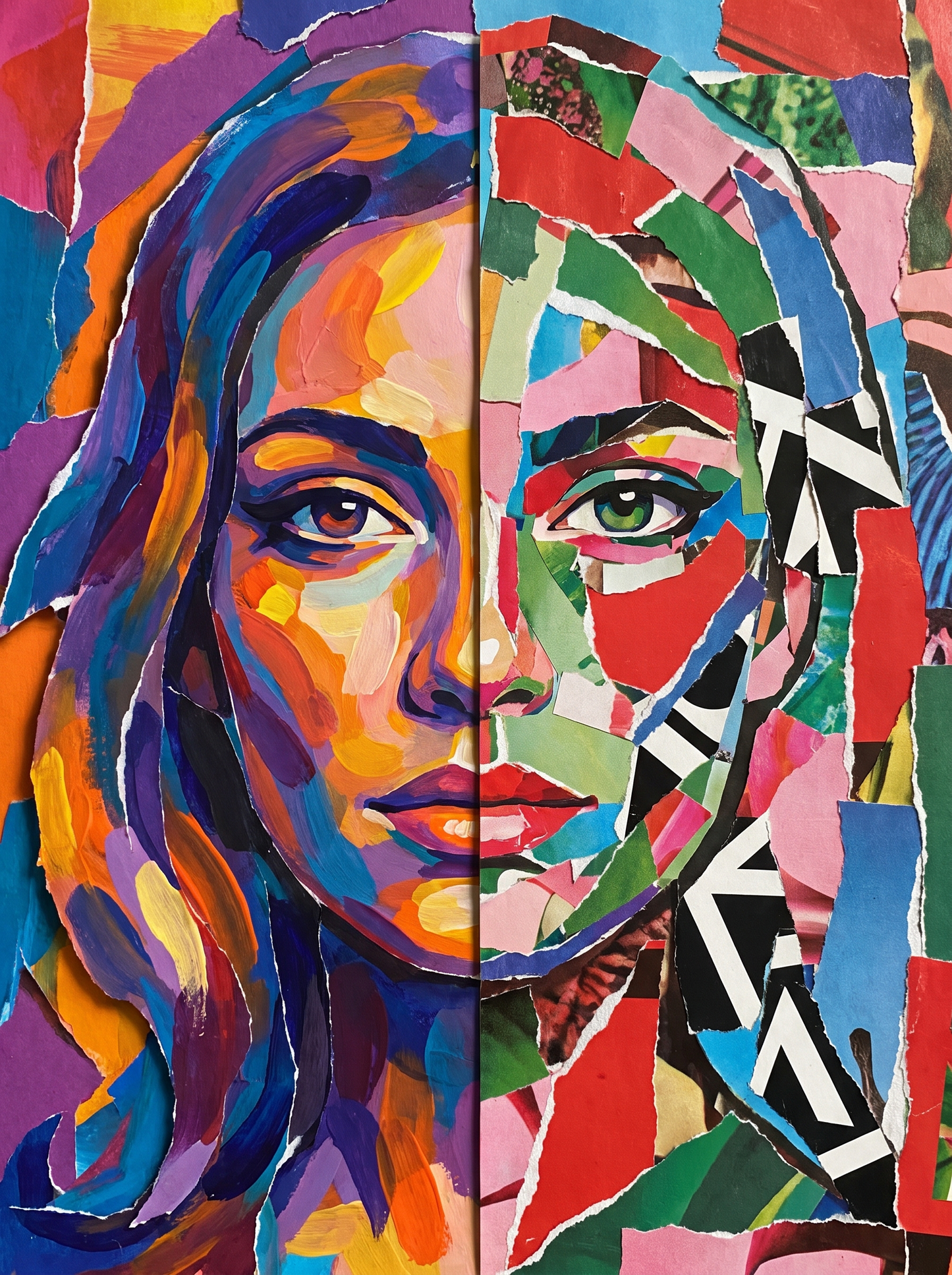 Two Halves One Face