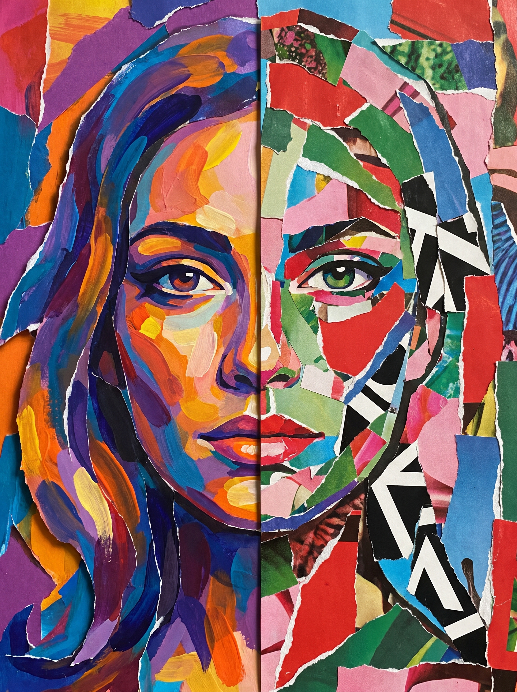 Two Halves One Face