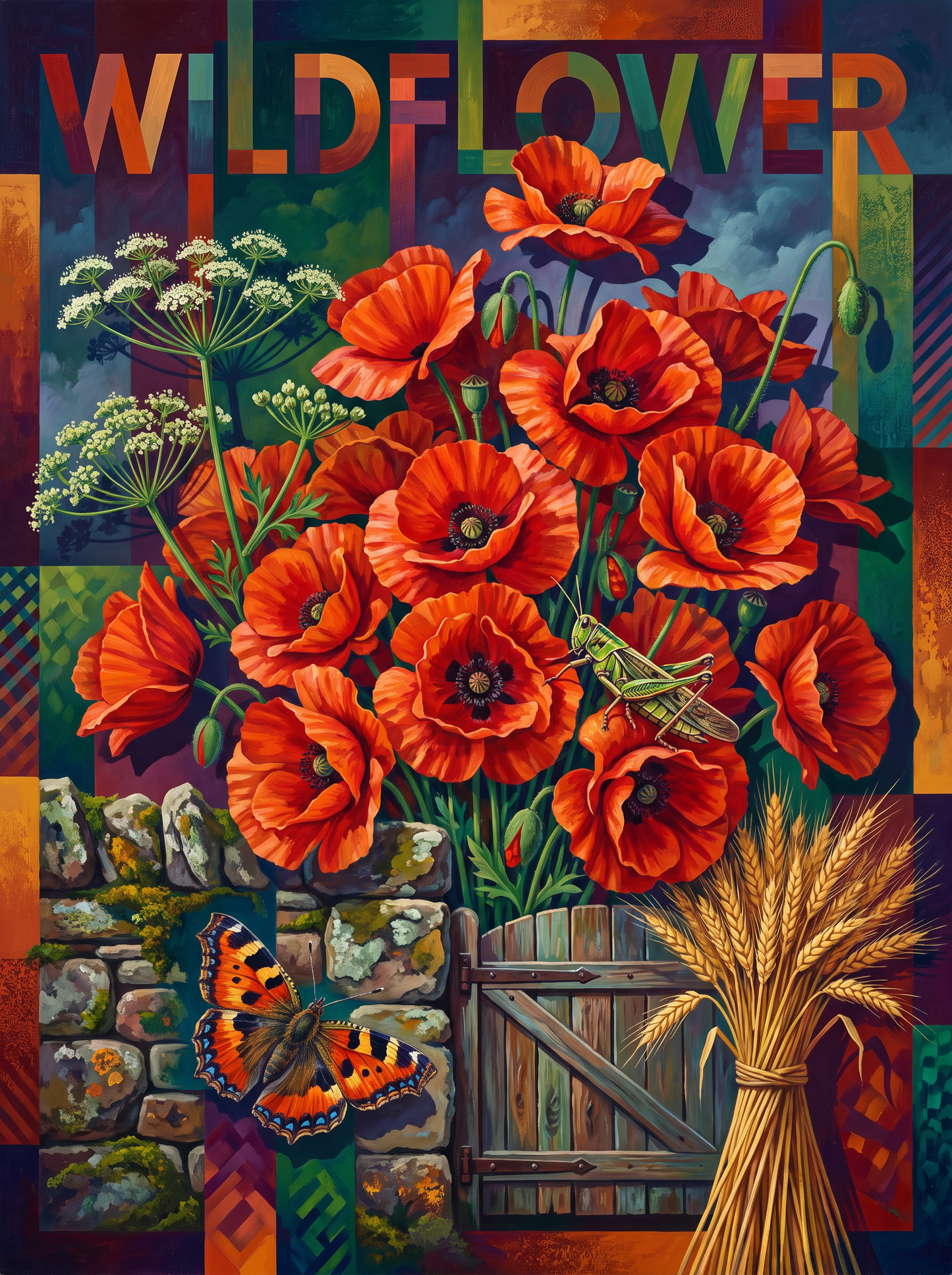 Wildflower Poppy Gate