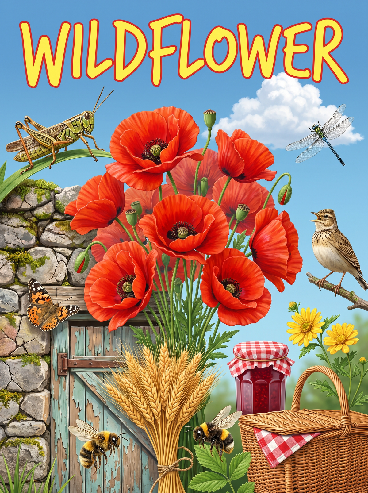 Wildflower Poppy Picnic