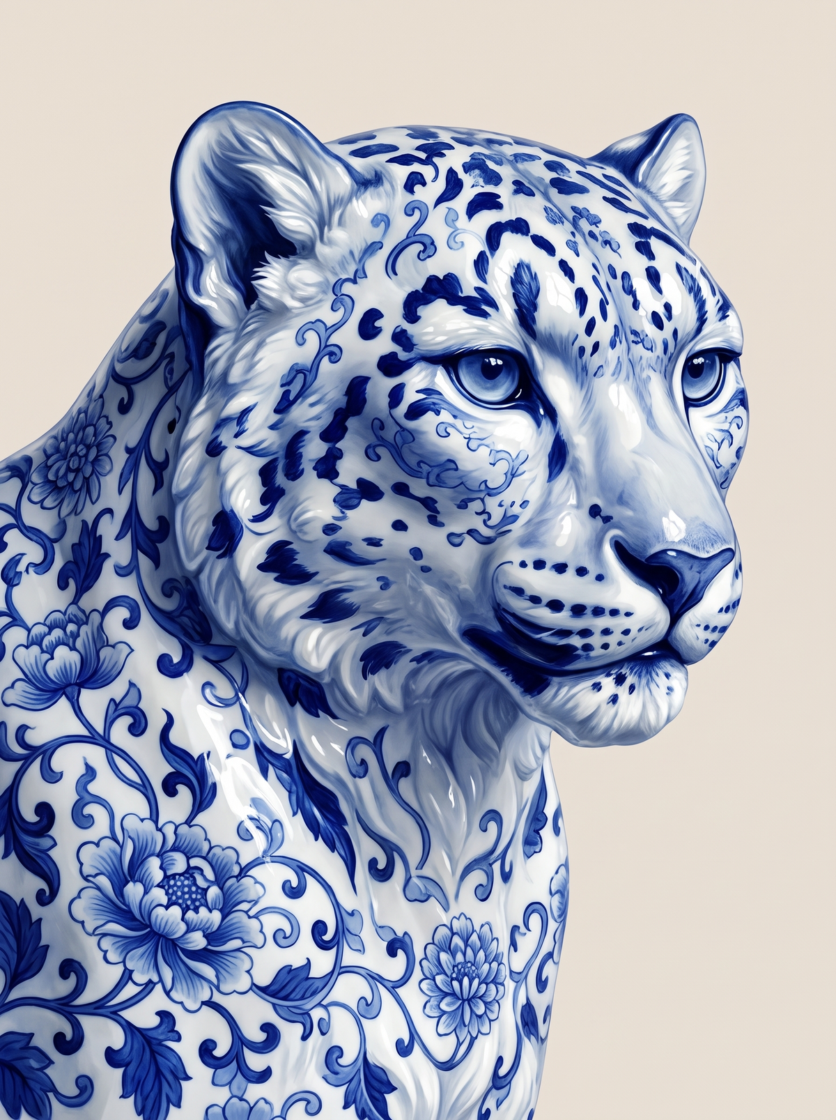 Willow Pattern Leopard