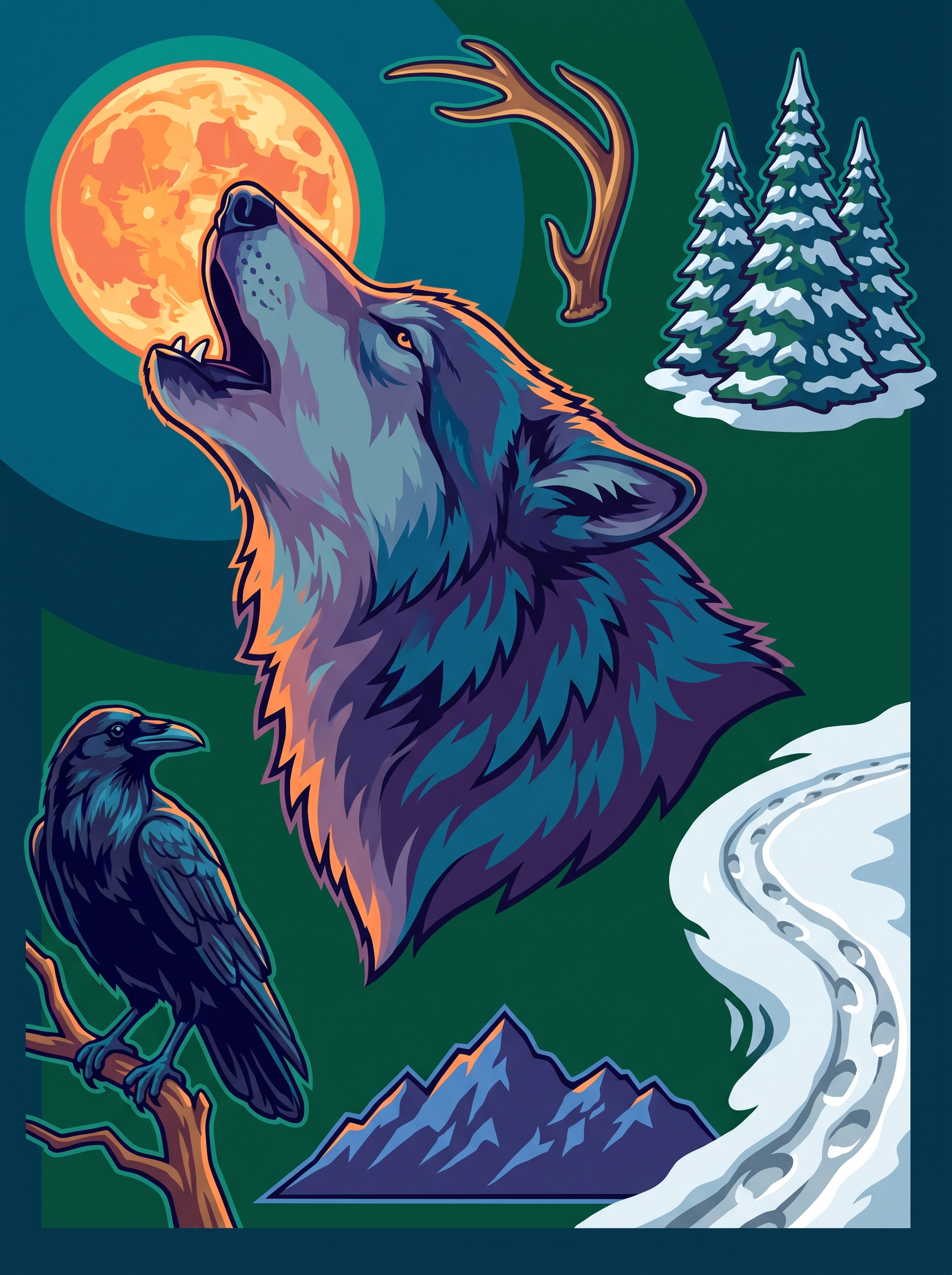Wolf Howl Harvest Moon
