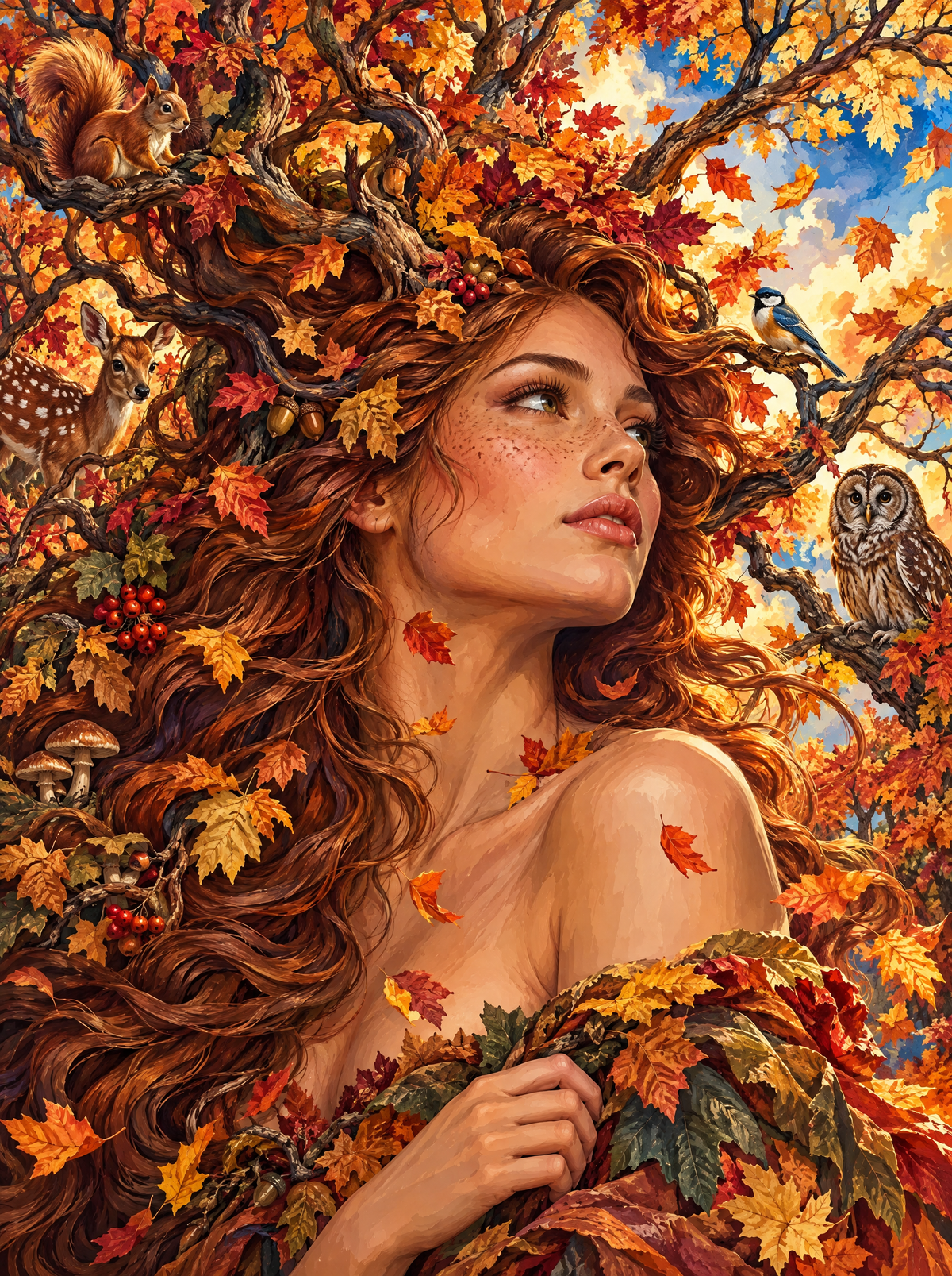 Autumn Leaf Goddess