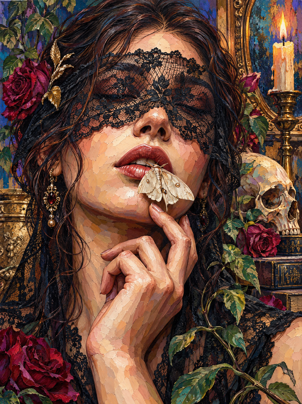 Black Lace And Moth