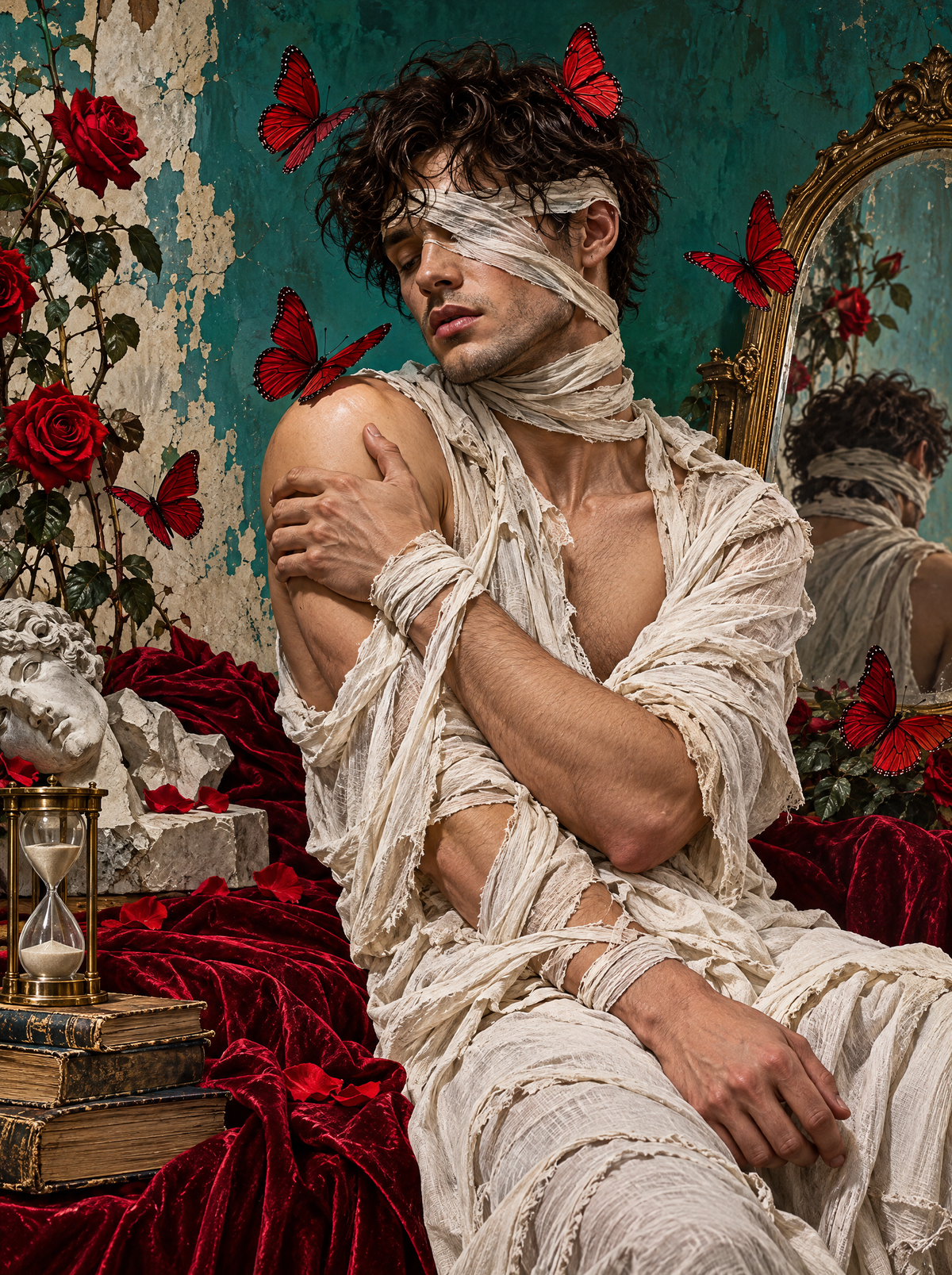 Blindfolded Among Red Butterflies