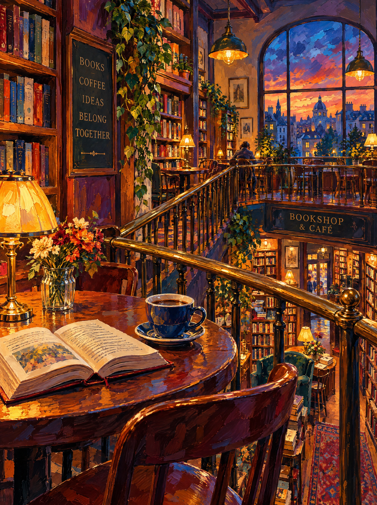 Books Coffee Ideas Belong Together