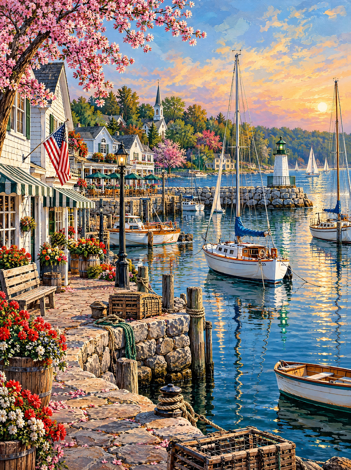Cherry Blossom Harbor Village