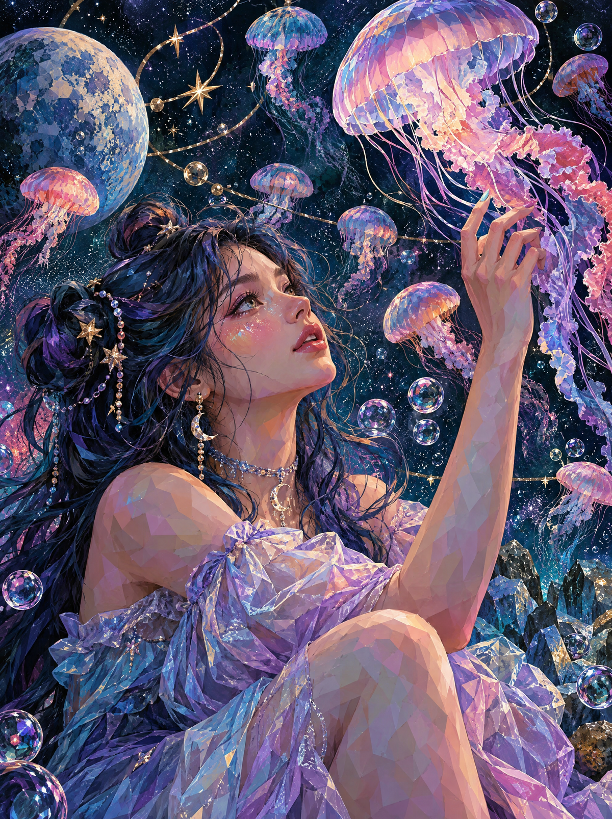 Cosmic Jellyfish Maiden