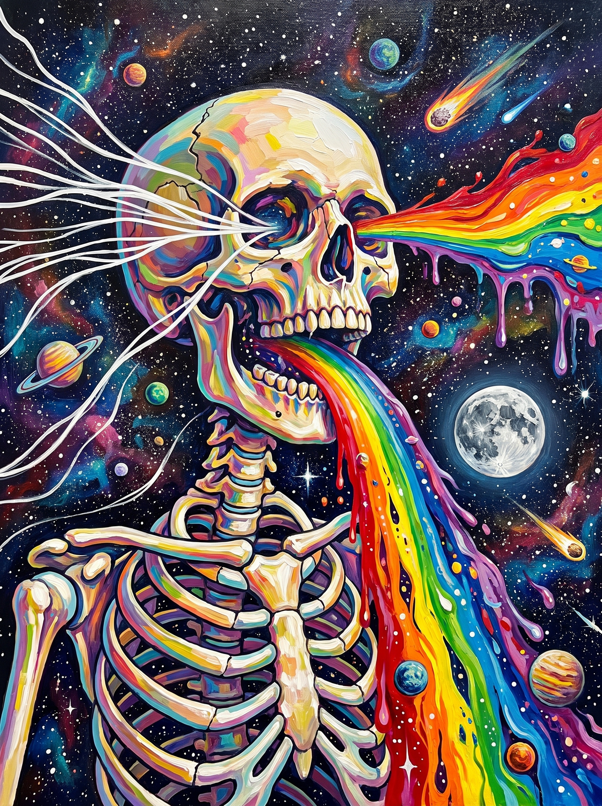 Cosmic Rainbow Skeleton