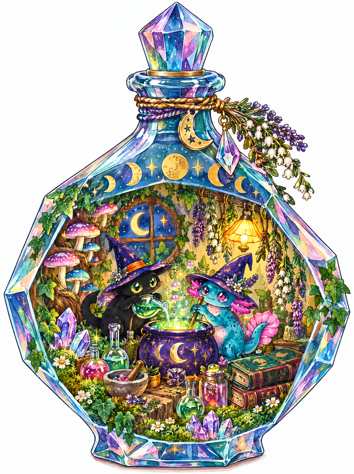 Crystal Bottle Potion Brewers