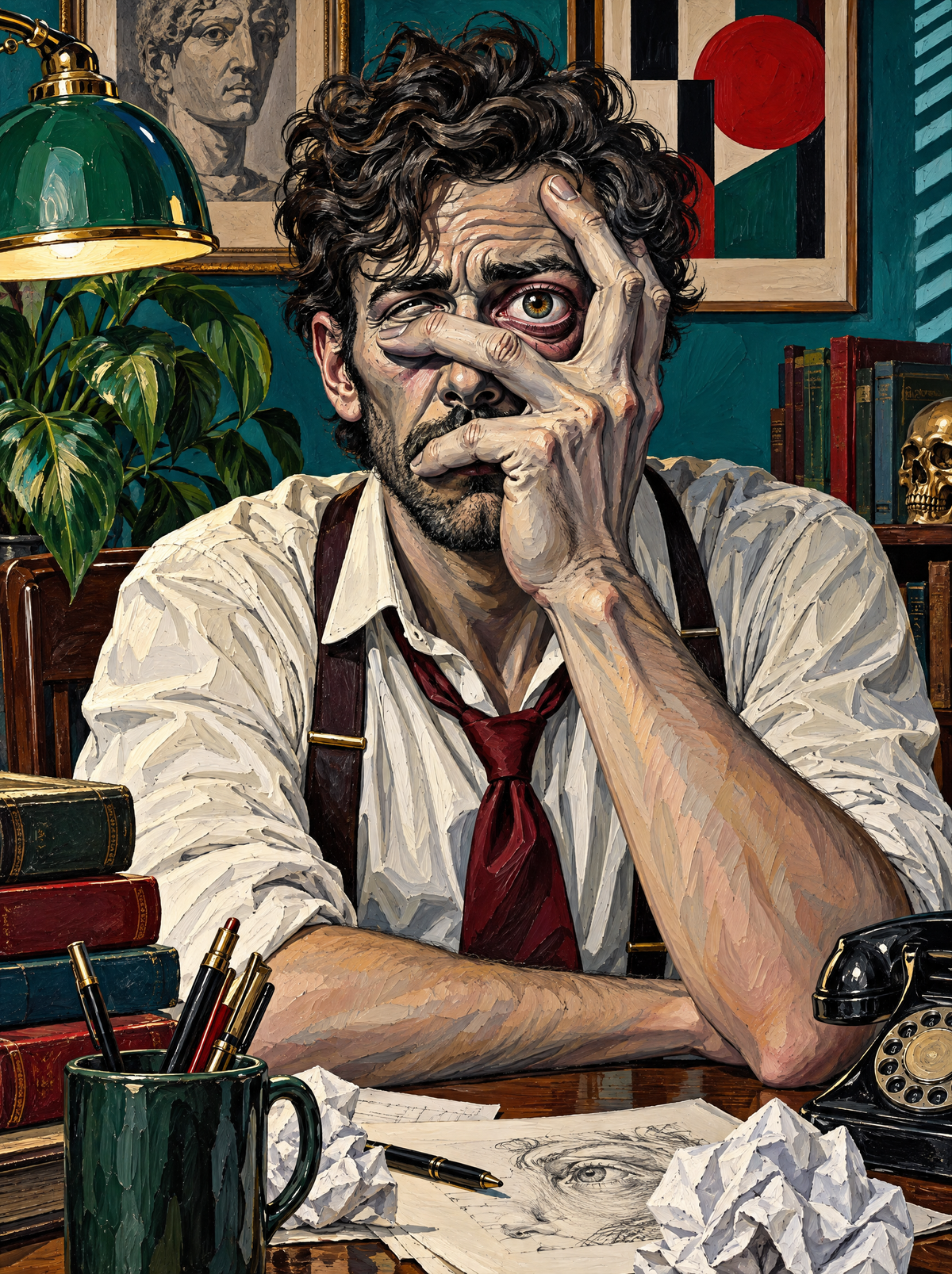 Deadline Nerves In Shirtsleeves
