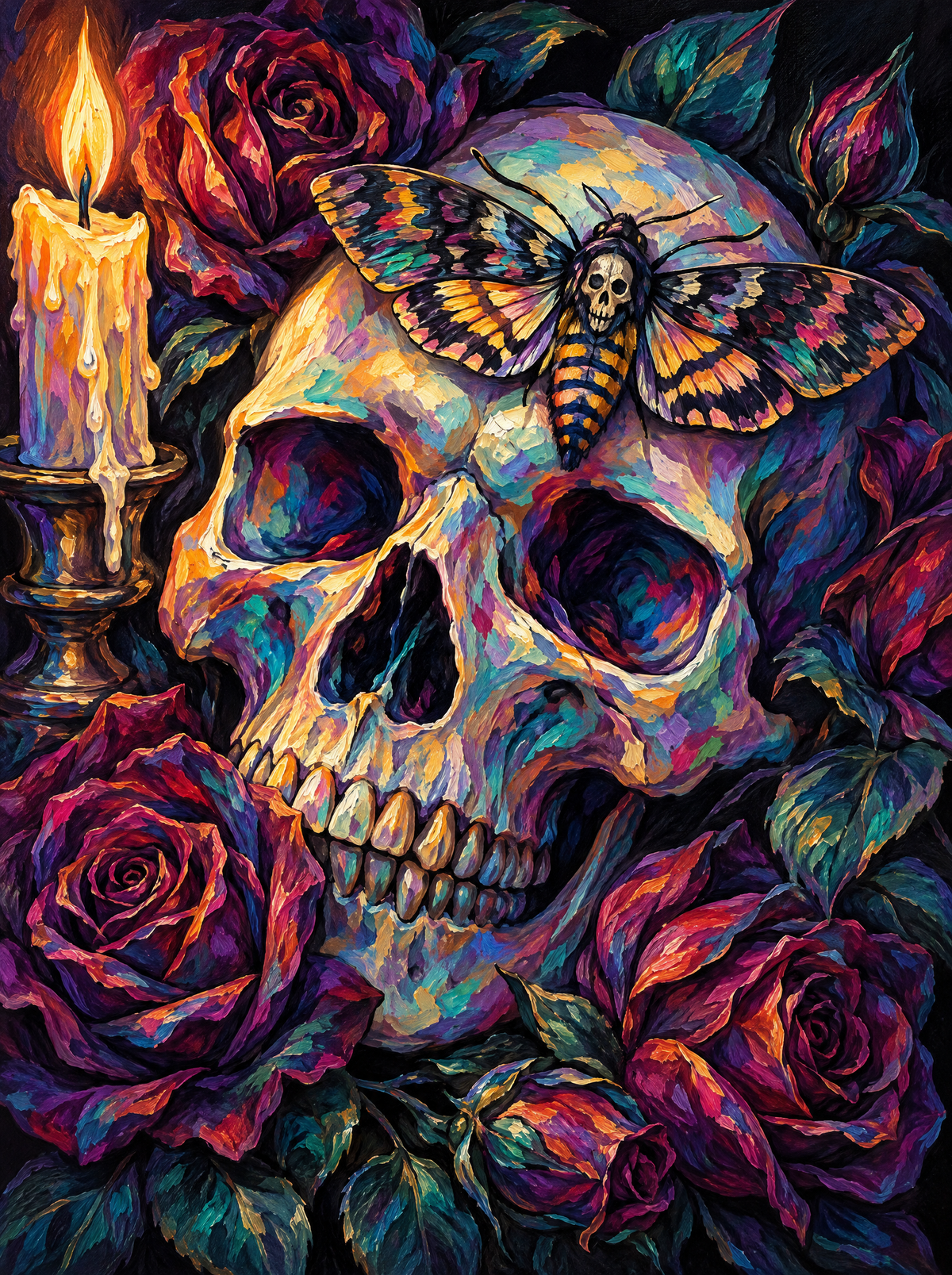 Death's Head Moth Skull