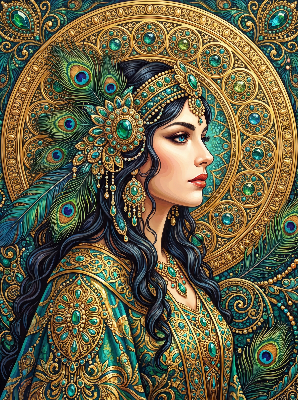Emerald Peacock Princess