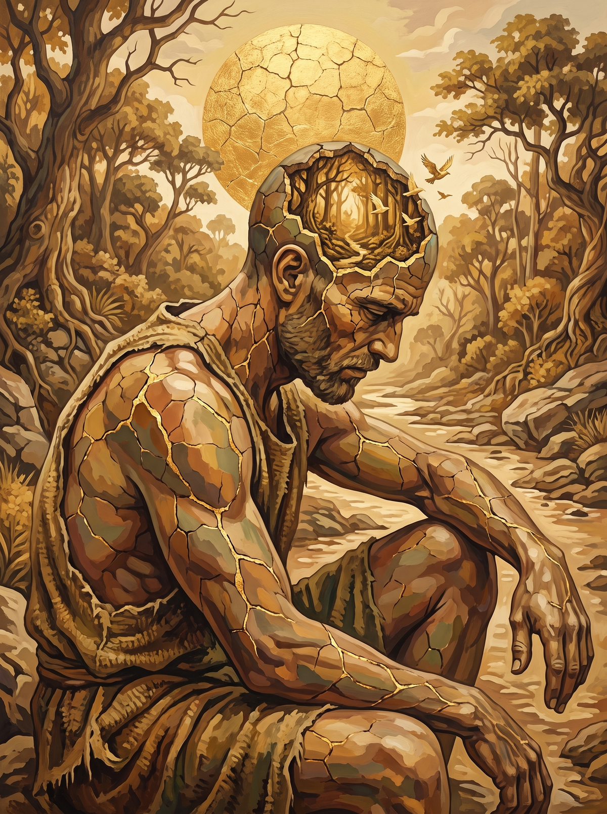Forest Mind Kintsugi Man