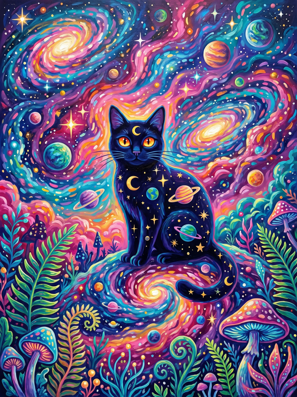 Galaxy Black Cat