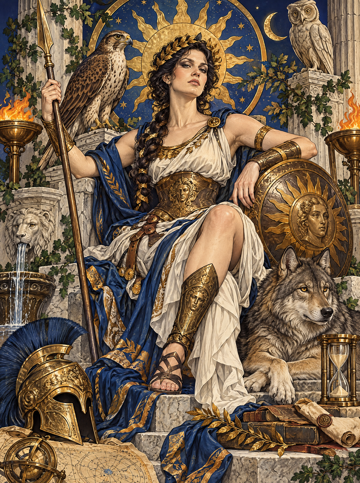 Goddess Of Wisdom And War