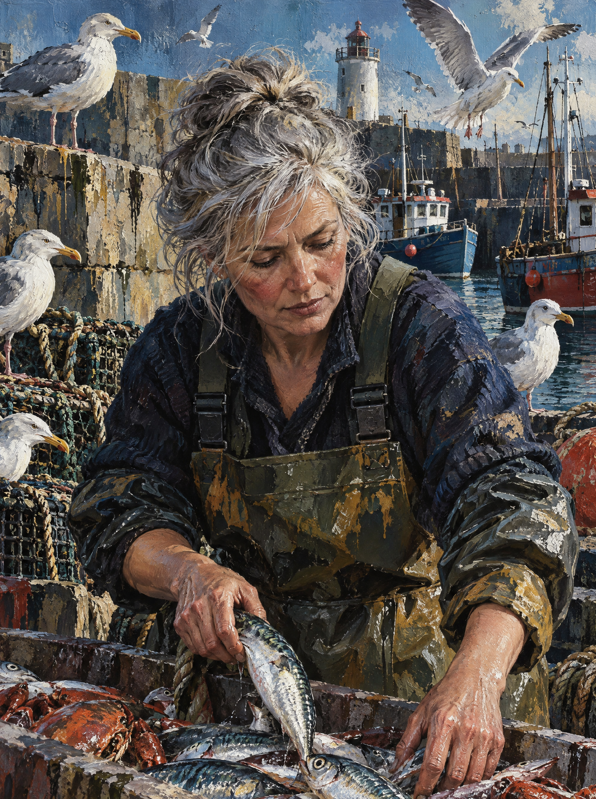 Harbour Wall Mackerel Catch