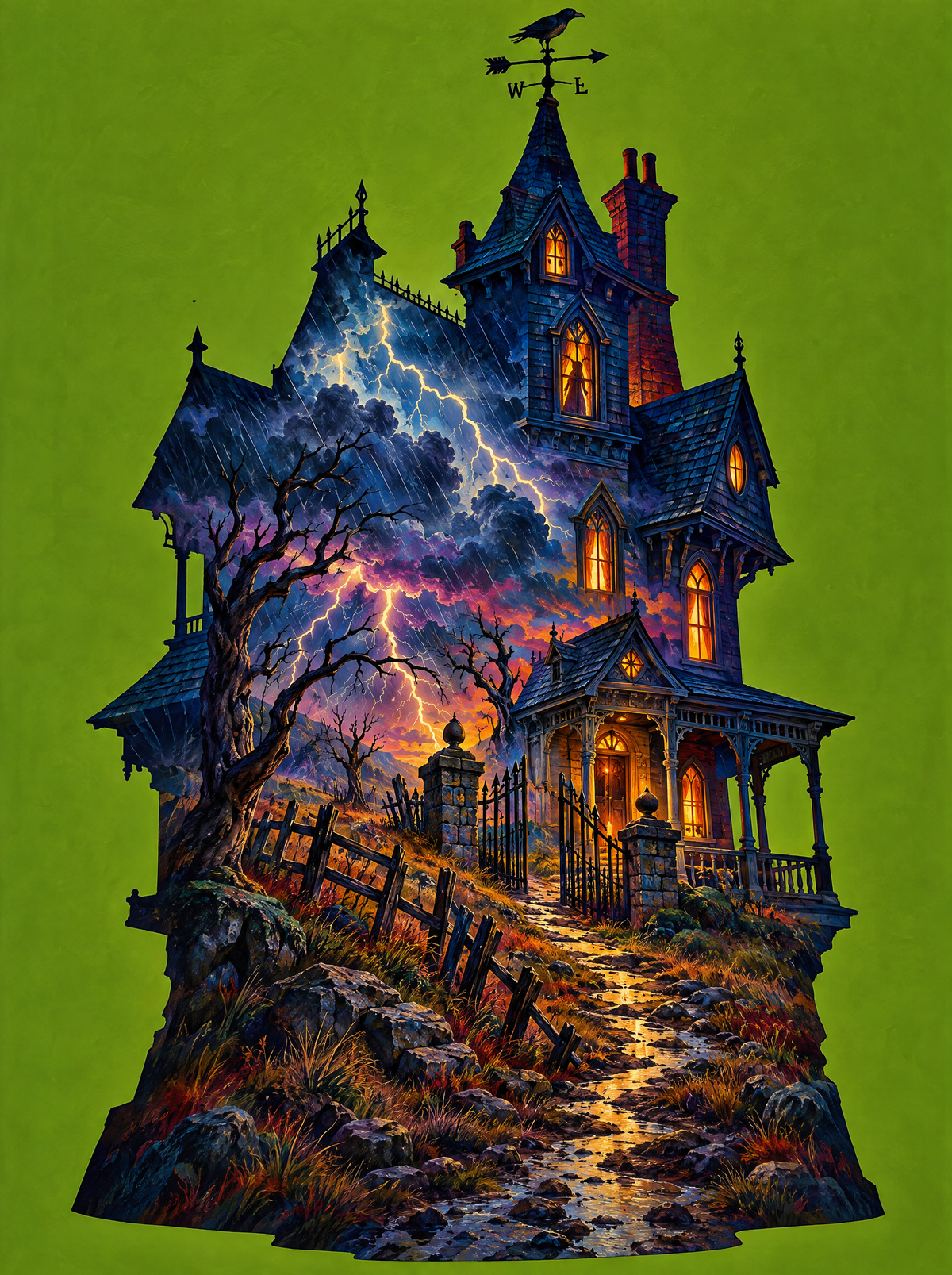 Haunted House Lightning Hill