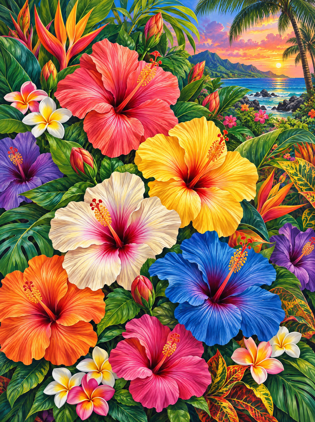 Hibiscus Island Sunset