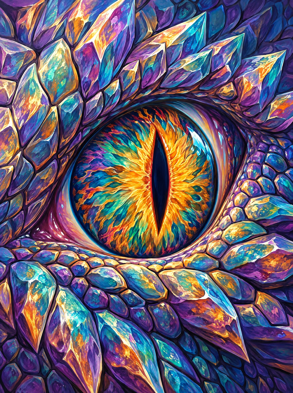 Iridescent Dragon Eye