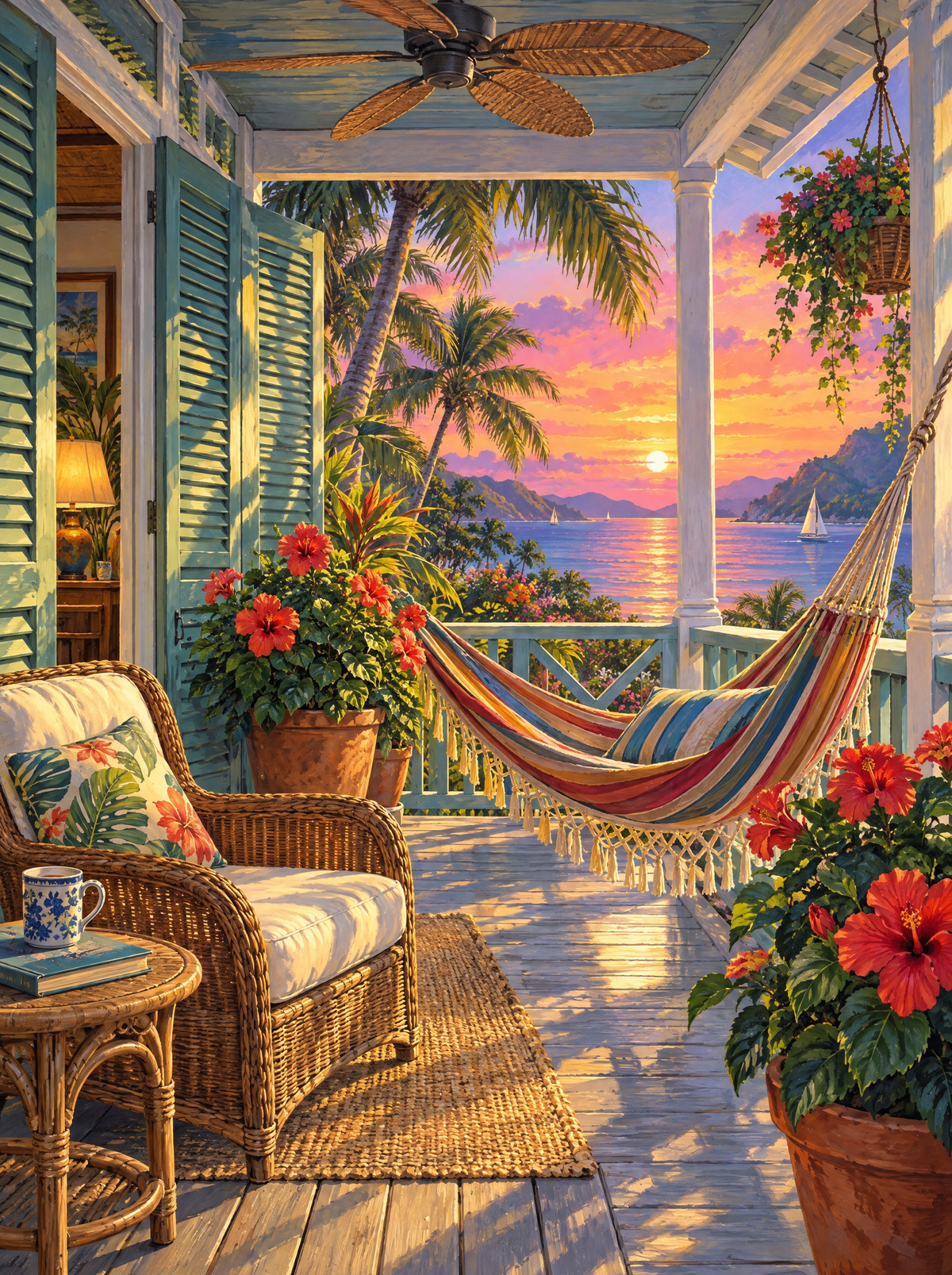 Key West Hammock Sunset